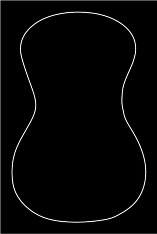 Distillation body shape outline