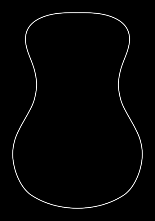 Oscillation body shape outline