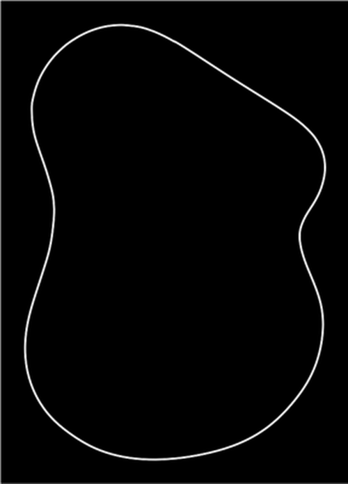 Synthesis body shape outline